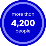 More than 4,200 people badge